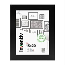 Cadre photo Eda noir 15x20cm - INVENTIV