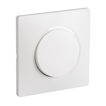 Va-et-vient Eclipse Blanc + plaque - INVENTIV