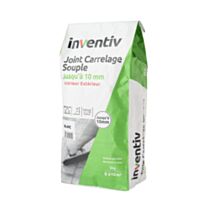 Joint carrelage souple Int/Ext jusquà 10mm blanc 5kg - INVENTIV
