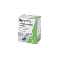 Joint carrelage souple Int/Ext jusquà 10mm gris 1kg - INVENTIV