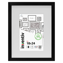 Cadre photo Isis noir 18x24cm - INVENTIV