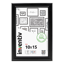 Cadre photo Iza noir 10x15cm - INVENTIV