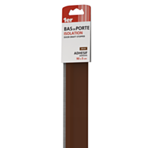 Bas de Porte Isolant Adhésif 90x5cm Brun - 1ER
