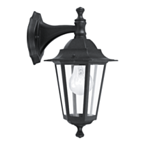 Applique descendante ext noir e27 60w