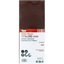 Patins abrasifs corindon GR80 115x280mm - 1ER