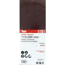 Patins abrasifs corindon GR120 115x280mm - 1ER