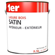 Lasure bois satin incolore 2,5L - 1ER