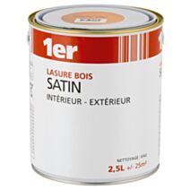 Lasure bois satin chêne clair 2,5L - 1ER