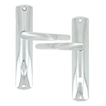 Poignées porte intérieure Enzio chrome entraxe 165 condamnation - 1ER