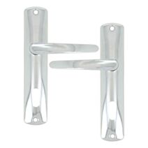 Poignées porte intérieure Enzio chrome entraxe 165 clé - 1ER