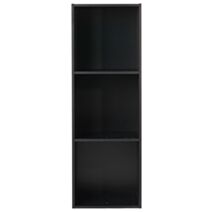Étagère concept modulable 3 cases 34x35x102cm Noir - ALSAKAZ