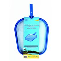 Epuisette de surface classique plastique 1cm bleu - GRE