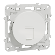 Prise rj45 à assembler Odace blanc - SCHNEIDER ELECTRIC