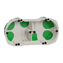 Boîte d'encastrement étanche 2 postes D67xP40mm Multifix Air - SCHNEIDER ELECTRIC