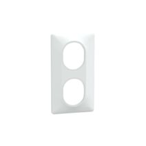 Plaque double verticale Ovalis blanc - SCHNEIDER ELECTRIC