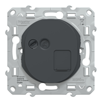 Prise rj45 à assembler Ovalis anthracite - SCHNEIDER ELECTRIC