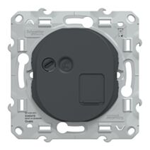 Prise rj45 à assembler Ovalis anthracite - SCHNEIDER ELECTRIC