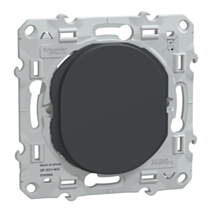 Obturateur à assembler Ovalis anthracite - SCHNEIDER ELECTRIC