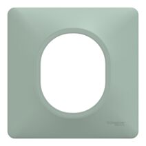 Plaque simple Ovalis sauge - SCHNEIDER ELECTRIC