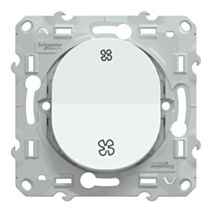 Interrupteur VMC à assembler Ovalis blanc - SCHNEIDER ELECTRIC