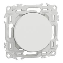 Interrupteur Odace va-et-vient ou poussoir blanc craie - SCHNEIDER ELECTRIC