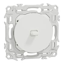 Interrupteur Odace va-et-vient ou poussoir à levier blanc craie - SCHNEIDER ELECTRIC