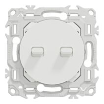 Interrupteur double va-et-vient ou poussoir à levier blanc craie - SCHNEIDER ELECTRIC
