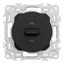 Interrupteur ou poussoir volet roulant 3 positions à levier noir onyx - SCHNEIDER ELECTRIC