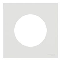 Plaque de finition 1 poste blanc craie - SCHNEIDER ELECTRIC