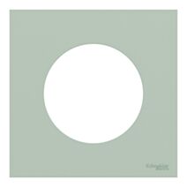 Plaque de finition 1 poste Vert jade - SCHNEIDER ELECTRIC
