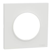 Plaque de finition Odace Origine 1 poste blanc - SCHNEIDER ELECTRIC