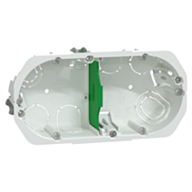 Boîte d'encastrement 2 postes D67xP40mm Multifix - SCHNEIDER ELECTRIC