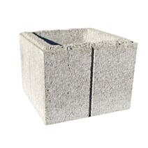 Pilier béton gris à faux joint 32x32x25cm - EDYCEM
