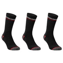 Chaussettes travail coton noir 43-46 x3 - FACOM