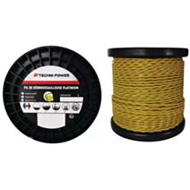 Fil torsadé platinium diamètre 3mm 70m - TECHNI POWER