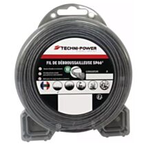 Fil de débroussailleuse ondulé sp66 2mm 15m - TECHNI POWER