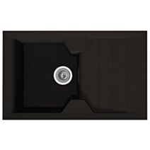 Evier 1 bac 81x50cm Victoria noir - DIADEM