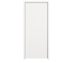 Bloc porte mélaminé blanc poussant gauche 2040x730mm huisserie MDF 72x45mm - BALLAY