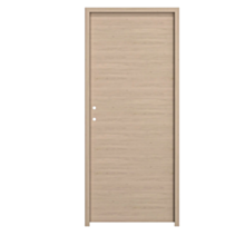 Bloc porte mélaminé chêne clair poussant gauche 73cm - BALLAY