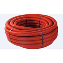 Gaine TPC rouge ø40 couronne de 50m