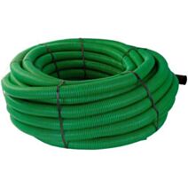 Gaine TPC annelée verte en couronne