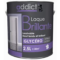 Peinture laque brillante 2.5 l brun