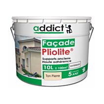 Peinture façade Pliolite 10L ton pierre ADDICT