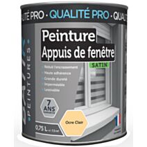 Peinture appuis de fenêtre ocre clair 0,750 l