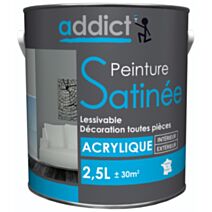 Peinture acrylique 2.5 l coton