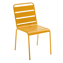 Chaise sans accoudoirs Palavas jaune - OVIALA
