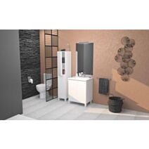 Colonne salle de bain Belis 30x35x160cm blanc laqué - ONDEE