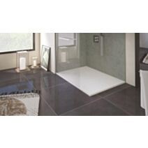 Receveur de douche à poser Nola 3 80x120x3cm Résine Blanc Découpable - ONDEE