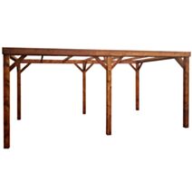 Carport en sapin traité 5,1x3m