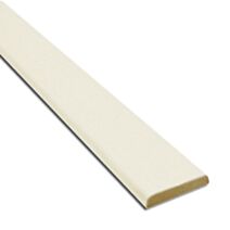 Chant plat MDF prépeint blanc 2200x40x5mm